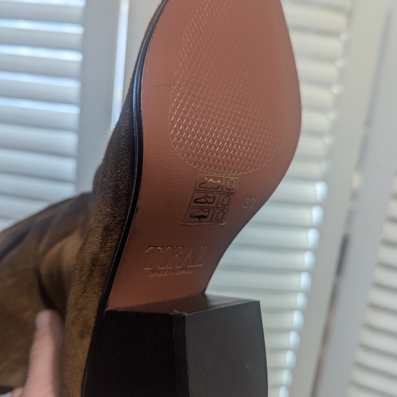 Revolve TORAL Slouch Boot In Brown - Picture 7 of 9